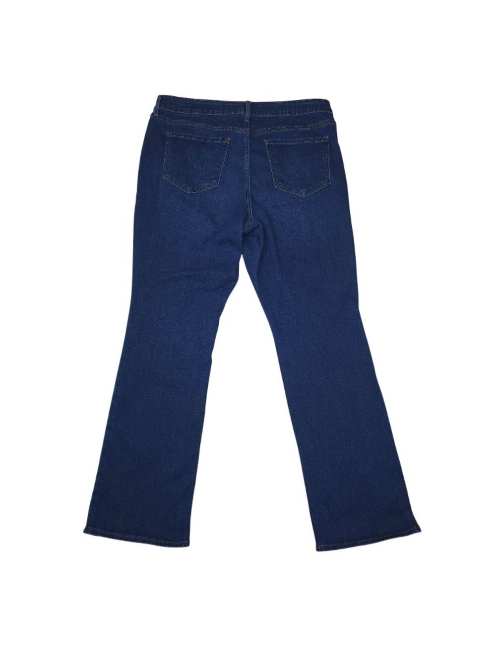 Old Navy Mid-Rise Kicker Boot-Cut Jeans Womens Size 16 Dark Wash Denim